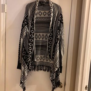 MIA MADDISON waterfall cardigan sz 1X